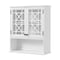 Alaterre Furniture Derby 4-Piece Bathroom Set with Wall Mounted Cabinet, Hamper, Floor Cabinet, and Storage Hutch ANDE74789WH - alternate 8